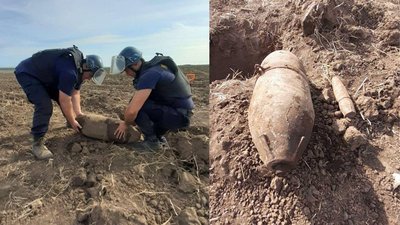 На Одещині чоловік випадково знайшов авіабомби часів Другої світової війни