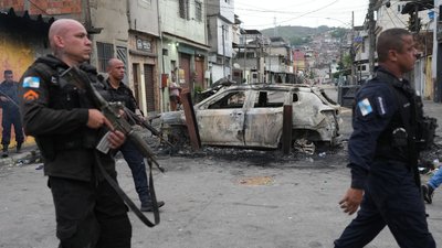 У Бразилії пройшли рейди проти злочинної групи, 64 людини загинули