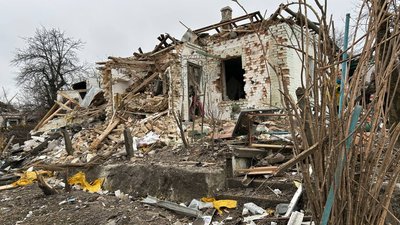 Наслідки ракетної атаки РФ по Умані