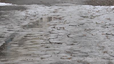 У Полтаві побільшало травмованих через ожеледицю У Полтаві побільшало травмованих через ожеледицю