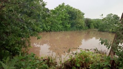 На Вінниччині через негоду підтопило село На Вінниччині через негоду підтопило село