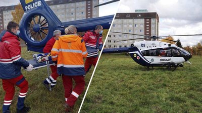 До Львова медичним гелікоптером доставили 7-річну дитину із судомами