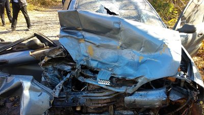 На Вінниччині у ДТП за участю двох автівок загинув чоловік