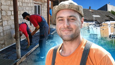 ветерани ЗСУ відновлюють пошкоджені будинки на Миколаївщині