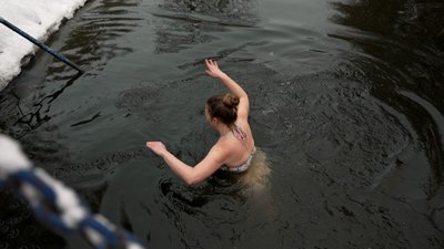 купання в ополонці, водохреща, моржування