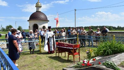На Полтавщині перепоховали рештки загиблих у Другій світовій війні