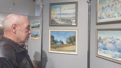 Живопис архітектора: Микола Шолудько у Рівному презентував свою першу олійну виставку Живопис архітектора: Микола Шолудько у Рівному презентував свою першу олійну виставку