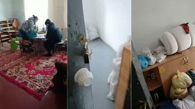 Замки на деяких дверях, зі слів Анастасії Хлєбосолової, зламані Замки на деяких дверях, зі слів Анастасії Хлєбосолової, зламані