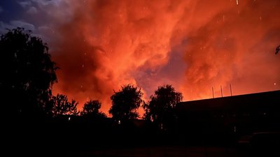 Вибухи на Черкащині 1 жовтня: є влучання по промисловій інфраструктурі Вибухи на Черкащині 1 жовтня: є влучання по промисловій інфраструктурі