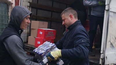 20 тонн гуманітарної допомоги вдруге привезли до Полтави благодійники із Польщі
