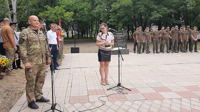 У сьому річницю звільнення у місті провели урочистий мітинг У сьому річницю звільнення у місті провели урочистий мітинг