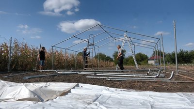 Ангар для зберігання зерна Ангар для зберігання зерна