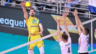 Євгеній Кісілюк, волейболіст збірної України у сезоні Золотої Євроліги-2024.