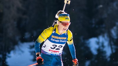 Юлія Джима в індивідуальній гонці чемпіонату світу з біатлону