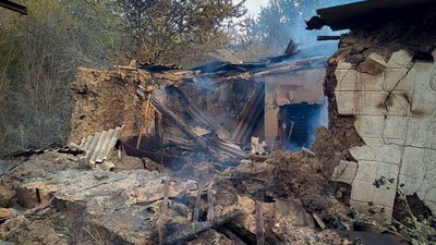 Внаслідок російських обстрілів виникли пожежі у Затишші, Преображенці та Гуляйполі