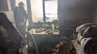 Пожежа на Шота Руставелі у Луцьку 31 березня