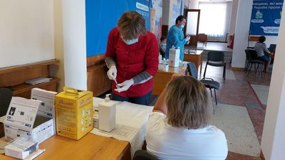 Майже двісті черкащан імунізувалось в одному з центрів вакцинації