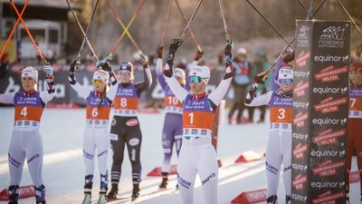 "Абсурд". Чемпіонка світу з лижного двоборства виступила з "бородою" на знак протесту проти недопуску жінок до Олімпіади