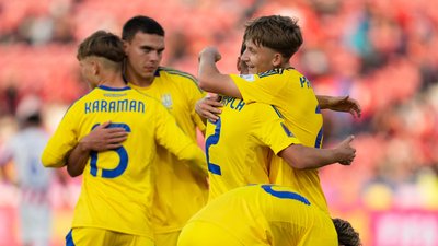 Молодіжна збірна України з футболу вийшла у плейоф з першого місця
