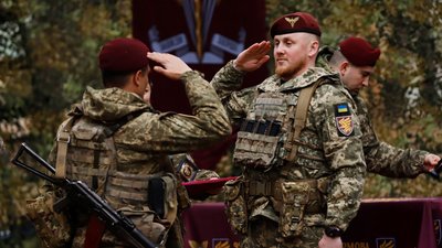 У житомирській 95-й бригаді нагородили понад пів сотні військовослужбовців