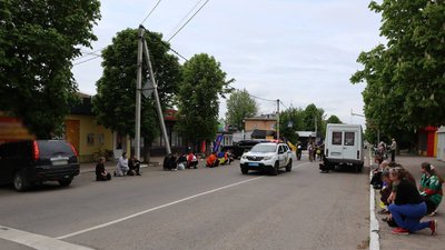 Прощання в Новоукраїнці