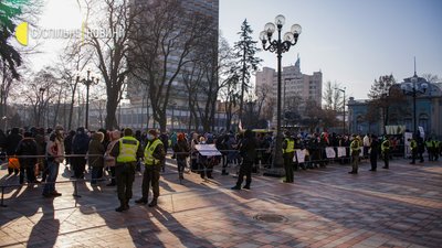 У Києві мітингували проти підвищення цін на проїзд У Києві мітингували проти підвищення цін на проїзд