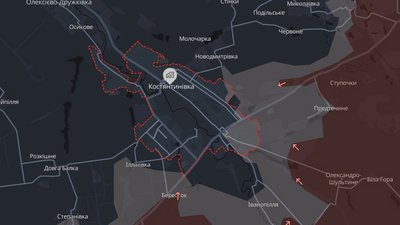 Костянтинівка мапа