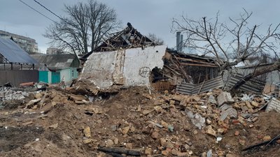 Херсон обстріли вирва Херсон обстріли вирва