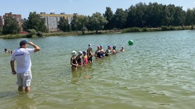 Спортсмени із Сум та Полтави беруть участь у змаганнях з плавання на відкритій воді