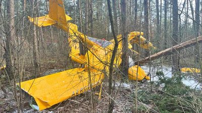 Малий літак впав у Великопольському воєводстві