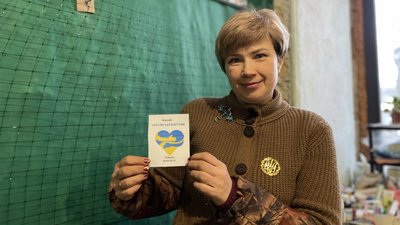 Керівниця волонтерського центру Наталя.