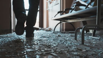 скло після удару рф