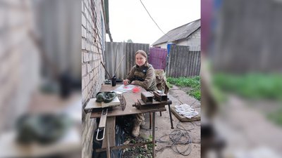 Ніка в перерві між бойовими виїздами "госпітальєрів" Ніка в перерві між бойовими виїздами "госпітальєрів"