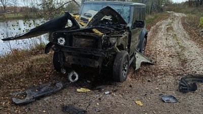Наслідки атаки по працівникам лісництва на Сумщині.