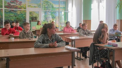 Учні на уроці