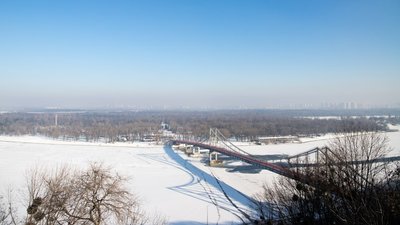 Зимовий краєвид Києва