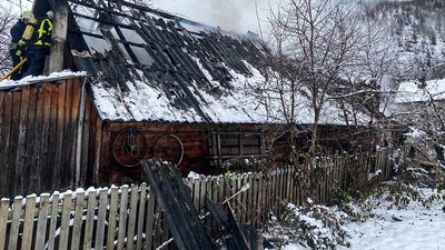 У селищі на Закарпатті внаслідок пожежі згоріли 3 тонни сіна У селищі на Закарпатті внаслідок пожежі згоріли 3 тонни сіна