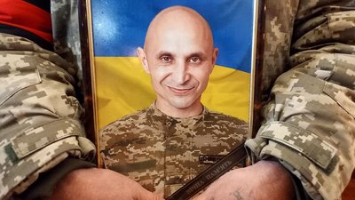 Суми, поховання воїна Євгенія Смоленка