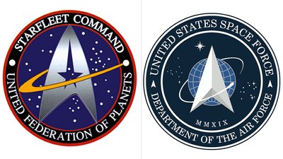 Космічні сили США звинуватили у плагіаті емблеми з серіалу Star Trek