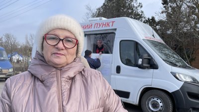 Місцева жителька Новомиколаївки Людмила Місцева жителька Новомиколаївки Людмила