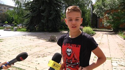 Для дітей з родин переселенців у Житомирі організували денний літній табір Для дітей з родин переселенців у Житомирі організували денний літній табір