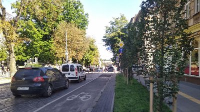 Вулиця Бандери після реконструкції Вулиця Бандери після реконструкції