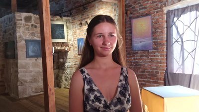 Ірина Слобода, відвідувачка артпростору "Український космос" Ірина Слобода, відвідувачка артпростору "Український космос"