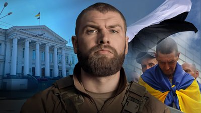«Це свята ініціатива»: у кількох містах Полтавщини підняли біло-чорний «Прапор Надії»