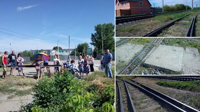 Кропивничани просять облаштувати пішохідний перехід через залізничні колії Кропивничани просять облаштувати пішохідний перехід через залізничні колії