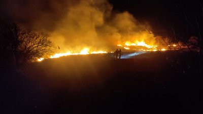 На Львівщині через спалювання сухої трави згоріли будинок та господарська будівля