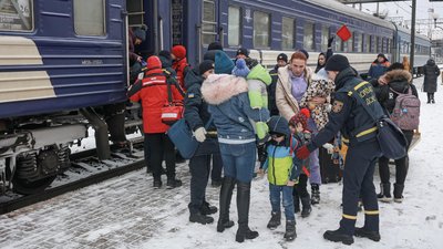 На Тернопільщину прибув евакуаційний потяг На Тернопільщину прибув евакуаційний потяг