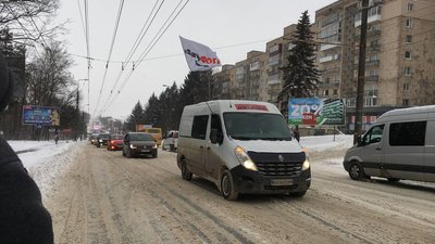 У Тернополі підприємці влаштували автопробіг