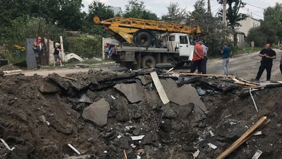 У Новобаварському районі Харкова відновили електрику після ракетного удару: фото