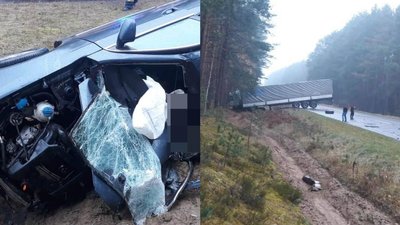 Смертельна ДТП на Волині: через зіткнення з вантажівкою загинув водій легковика